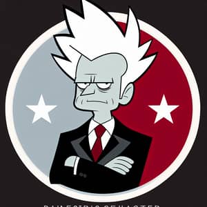 Fictional Character Mixing Vladimir Putin and Rick Sanchez Personalities