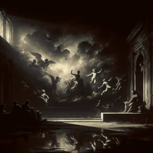 Darkly Themed 17th Century Art Piece