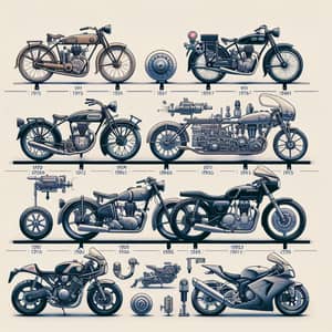 Evolution of Motorcycles: Timeline from 19th Century to Present