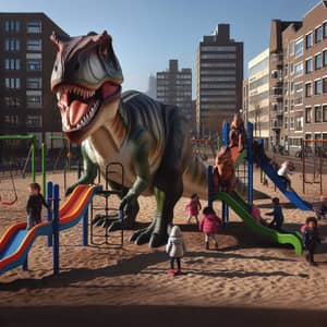 Thrilling Theropod Playground for Fun & Adventure | Kids Play Area