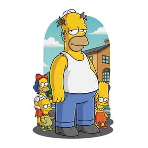 Homer Simpson: Iconic Cartoon Character