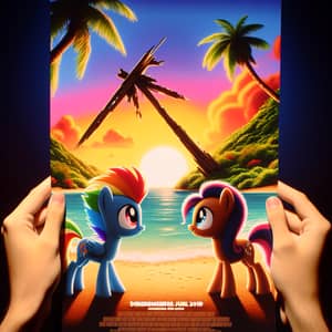 Animated Pony Adventure: Deserted Island Poster