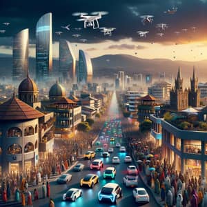 Futuristic Addis Ababa 2030: Modern & Traditional Architecture