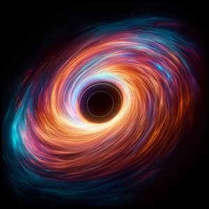 Hyper-Realistic Black Hole in Full Color