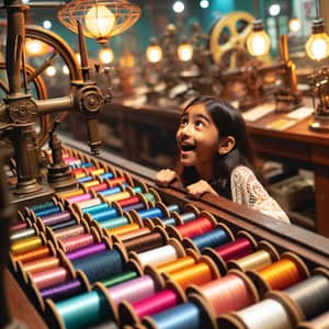 Exploring a Ribbon Making Museum: A Child's Adventure