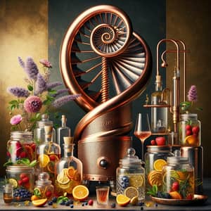 Captivating Still Life Composition with Spiral Arrangement | Golden Ratio Inspiration