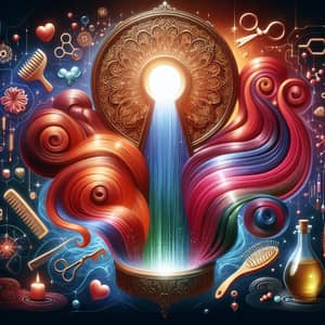 Unlocking Secrets to Healthy Hair - Inspiring Abstract Art