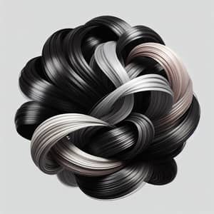 Healthy Hair: Abstract Art Representation