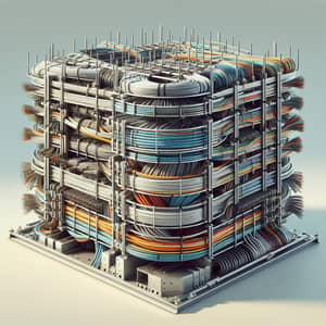 Robust Metallic Cable Tray for Organizing and Securing Wires