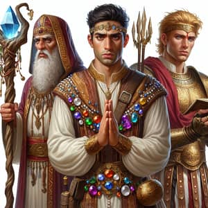 Mythical Characters: Magician, Priest, and Warrior