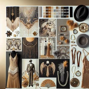 1920s & Early 1930s Glamorous Fashion Mood Board for Dance Showcase