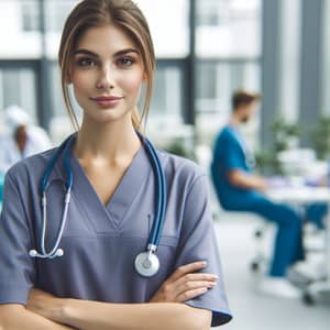 丝袜护士: Professional Nursing Care in Scrubs