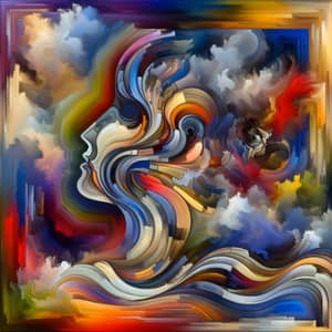 Abstract Essence of Creativity | Vibrant Brushstrokes