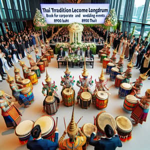 Thai Traditional Welcome Longdrum Ceremony: Book for Corporate & Wedding Events