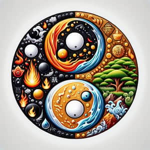 Yin Yang with 5 Elements of Feng Shui | Harmony and Balance