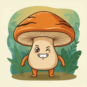 Tiger Milk Mushroom Mascot: Fun and Unique