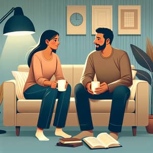 Meaningful Conversation in a Cozy Living Room | Diversity & Communication