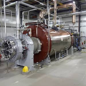 Industrial Boiler Room & Rankine Cycle Turbines