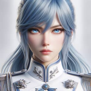 Hyper Realistic Portrait of Esdeath from Akame ga Kill