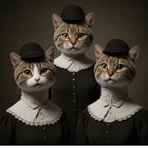 Transform Faces to Cats in Fun Illustrations