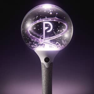 Elegant Kpop Lightstick with Glittering Design