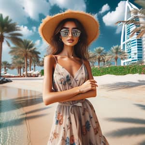 Dubai Girl in Bikini: Beach Day Bliss