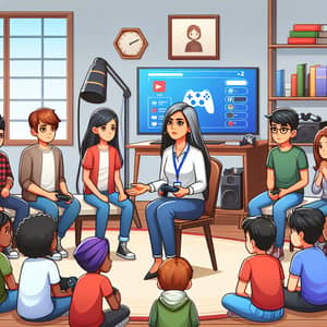 Diverse Children Counseling for Online Gaming Addiction