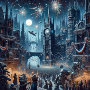 Gothic New Year Celebration in Warhammer Style