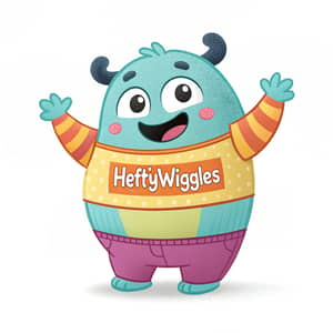 Heftywiggles Mascot Design