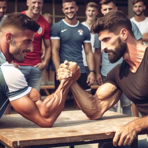 Cristiano Ronaldo Wins Arm-Wrestling Match - Intense Competition