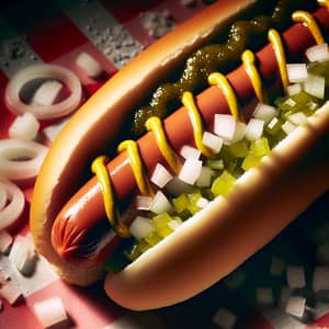 Classic American Hot Dog - Delicious and Fresh