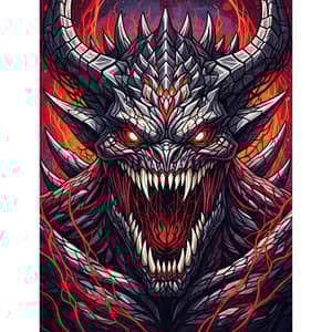 Demon World Devourer Mosaic Art