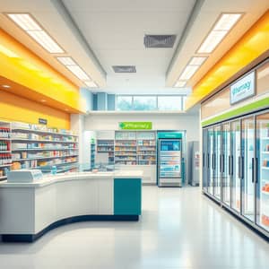 Modern Community Pharmacy Interior Design Ideas