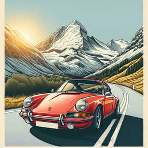 Classic Porsche 911 Road Trip Through the Alps