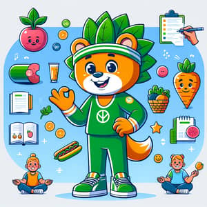 Engaging Mascots for Kids' Healthy Living