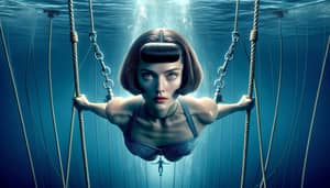 Darya Vintolova Trapeze Performance Underwater