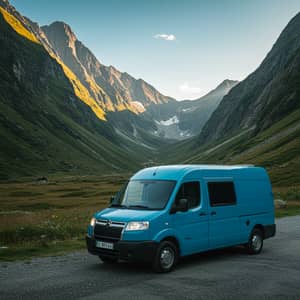 Citroën Blue Van: Adventure in the Mountains