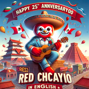 Happy 25th Anniversary to Red Chiclayo in English