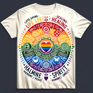 Vibrant LGBTQ+ Pride T-Shirt Design