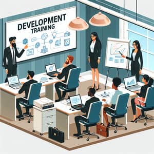 Professional Development and Training Office with Diverse Team