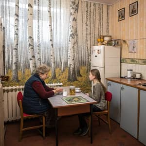 Nostalgic Soviet Kitchen: Tea Time with Grandma