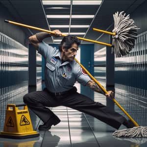 Kung Fu Janitor: Mastering Balance & Cleanliness