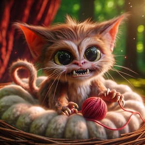 Adorable Baby Hybrid Creature - Mythological Fantasy Context