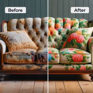 Sofa Refurbishment: Before and After Transformation