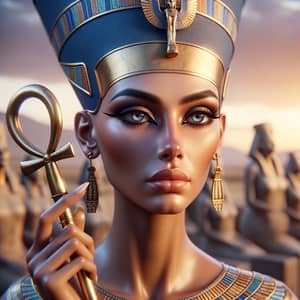 Nefertiti - Iconic Egyptian Queen Portrait