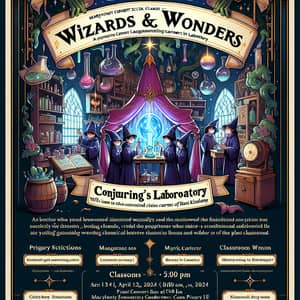 Wizards & Wonders: Science Fun Day Invitation