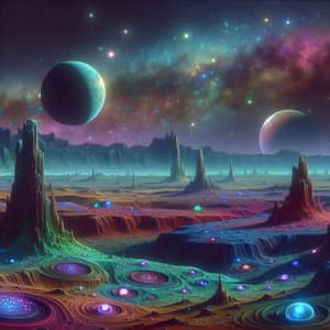 Captivating Alien Landscape Art and Imagery