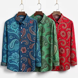 Stylish Men's Paisley Shirts Online