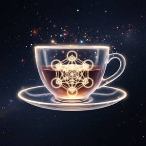 Ethereal Teacup in a Starry Void