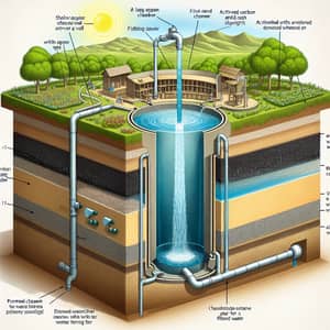 Shallow Aquifer Well Water Filtration System Process